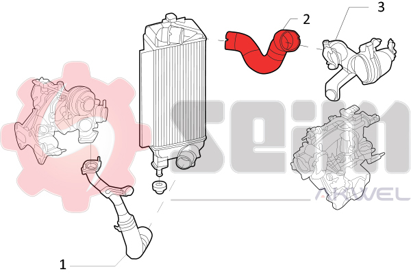 Laadlucht-/turboslang Seim 981754