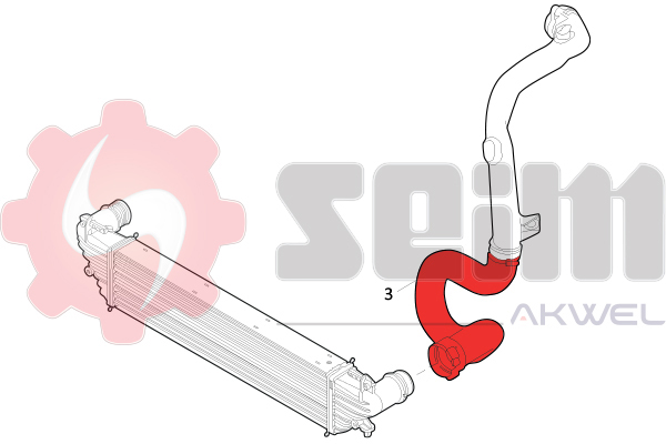 Laadlucht-/turboslang Seim 981757