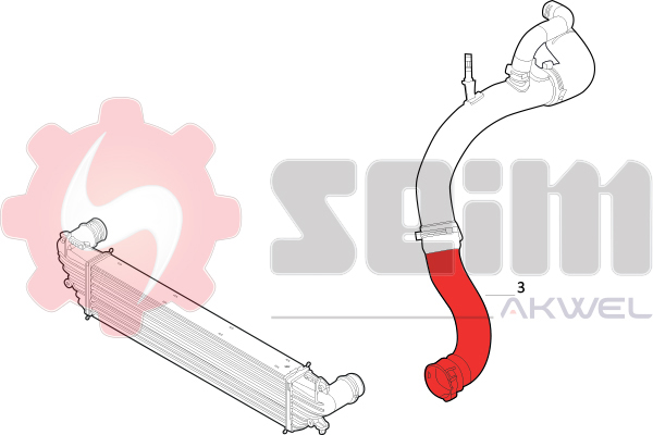 Laadlucht-/turboslang Seim 981759