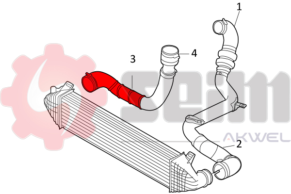 Laadlucht-/turboslang Seim 981795