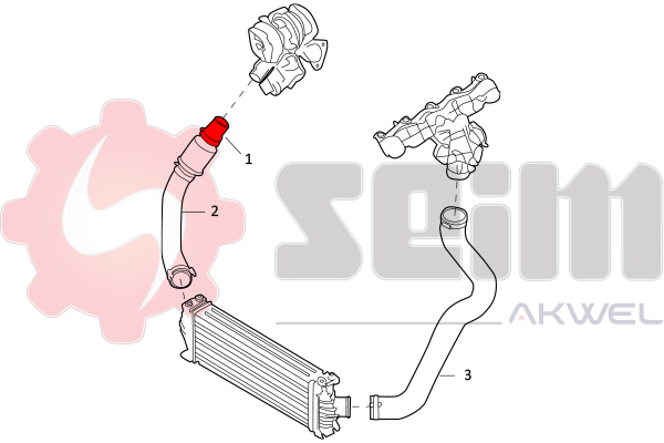 Laadlucht-/turboslang Seim 981811