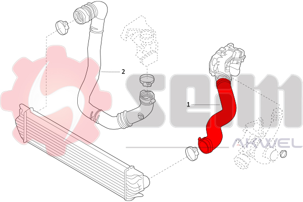 Laadlucht-/turboslang Seim 981911