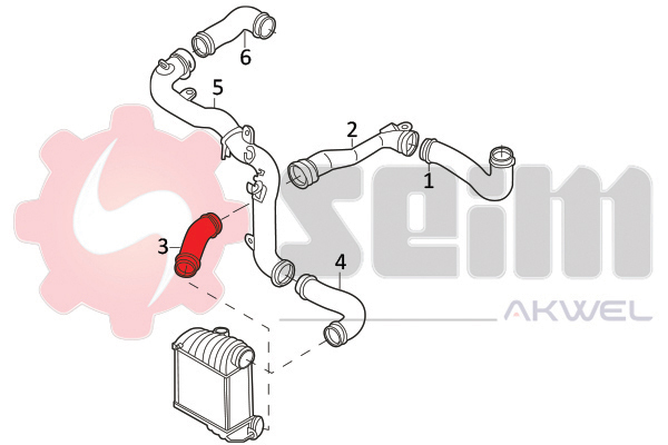 Laadlucht-/turboslang Seim 981947