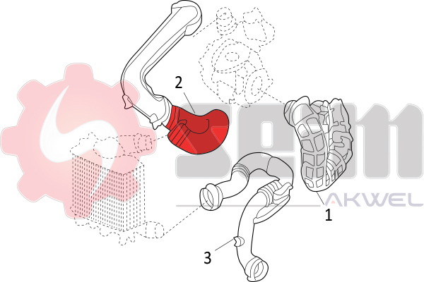 Laadlucht-/turboslang Seim 982027