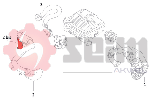 Laadlucht-/turboslang Seim 982028
