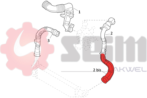 Laadlucht-/turboslang Seim 982030