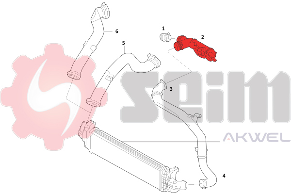 Laadlucht-/turboslang Seim 982039