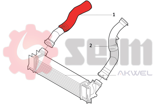 Laadlucht-/turboslang Seim 982055