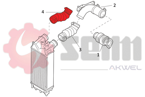 Laadlucht-/turboslang Seim 982098
