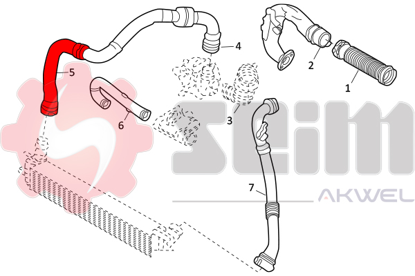 Laadlucht-/turboslang Seim 982133