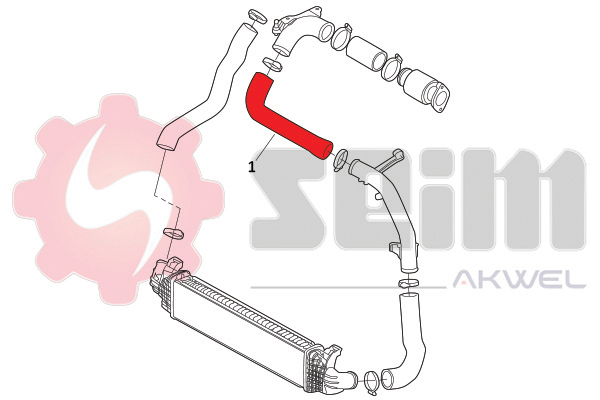 Laadlucht-/turboslang Seim 982150
