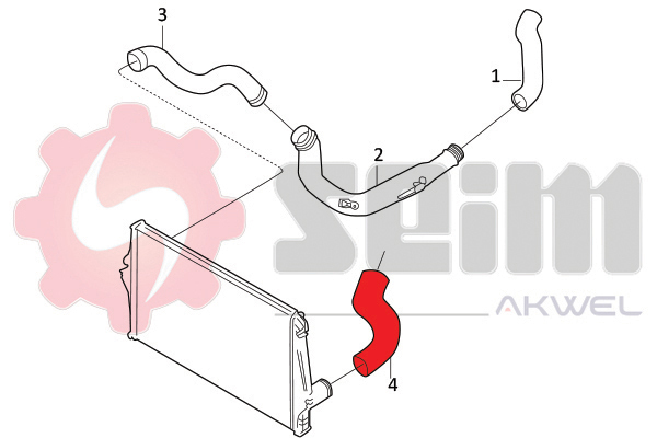 Laadlucht-/turboslang Seim 982151