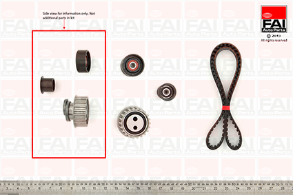 Distributieriem kit Fai Autoparts TBK03
