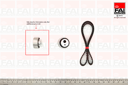 Distributieriem kit Fai Autoparts TBK08