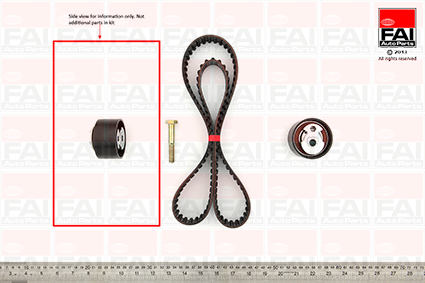 Distributieriem kit Fai Autoparts TBK114