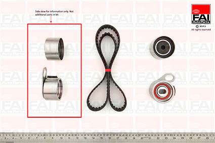 Distributieriem kit Fai Autoparts TBK115