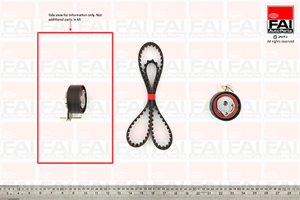 Distributieriem kit Fai Autoparts TBK144