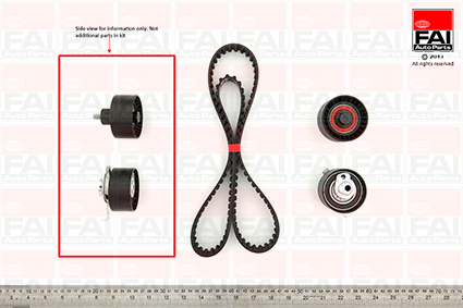Distributieriem kit Fai Autoparts TBK150