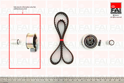 Distributieriem kit Fai Autoparts TBK161