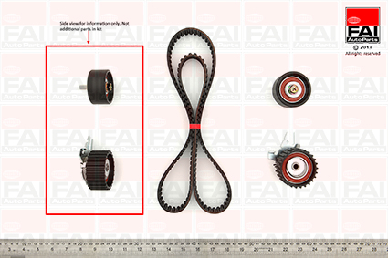 Distributieriem kit Fai Autoparts TBK174