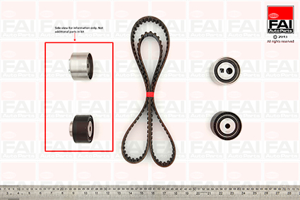 Distributieriem kit Fai Autoparts TBK186