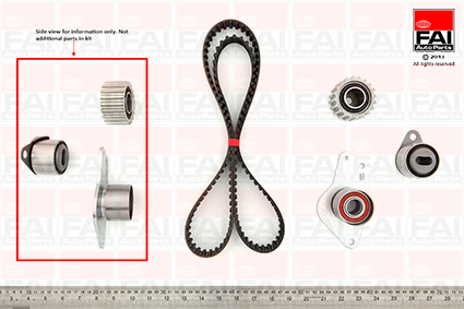 Distributieriem kit Fai Autoparts TBK217