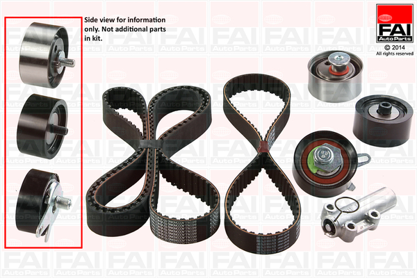 Distributieriem kit Fai Autoparts TBK338