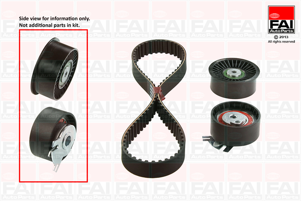 Distributieriem kit Fai Autoparts TBK341