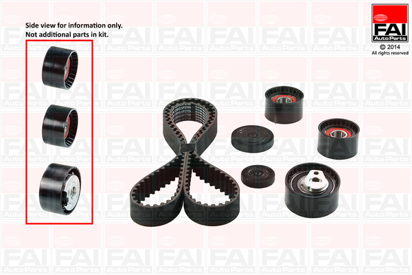 Distributieriem kit Fai Autoparts TBK354