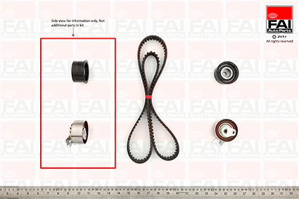 Distributieriem kit Fai Autoparts TBK435