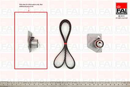 Distributieriem kit Fai Autoparts TBK439
