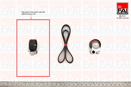 Distributieriem kit Fai Autoparts TBK450