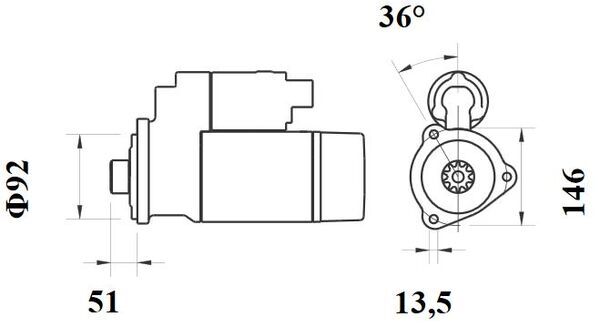 Starter Mahle Original MS 783