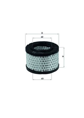 Luchtfilter Mahle Original LX 191