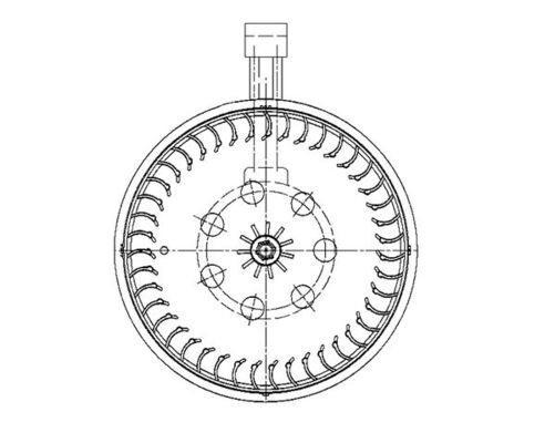 Kachelventilator Mahle Original AB 68 000P