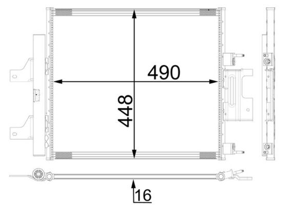Airco condensor Mahle Original AC 26 000P