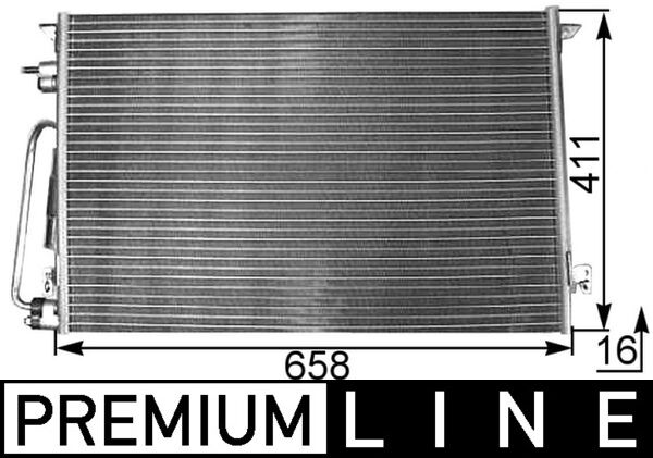 Airco condensor Mahle Original AC 295 000P