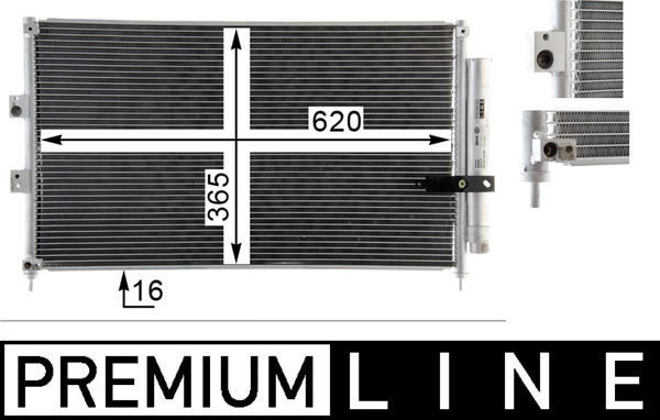 Airco condensor Mahle Original AC 835 000P