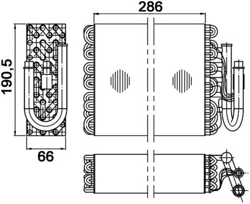 Airco verdamper Mahle Original AE 35 000P
