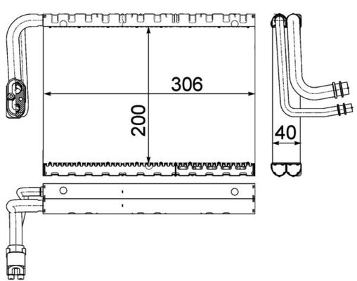 Airco verdamper Mahle Original AE 92 000P