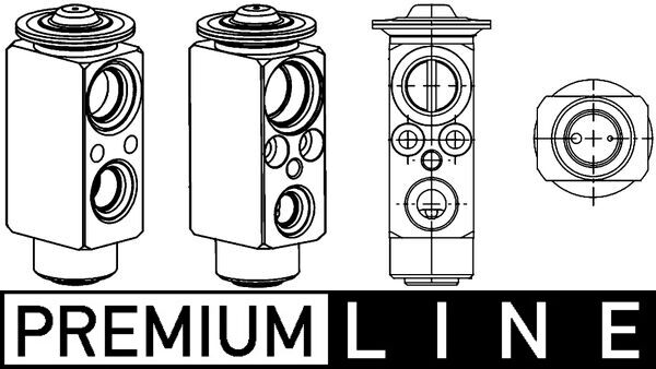 Airco expansieklep Mahle Original AVE 68 000P