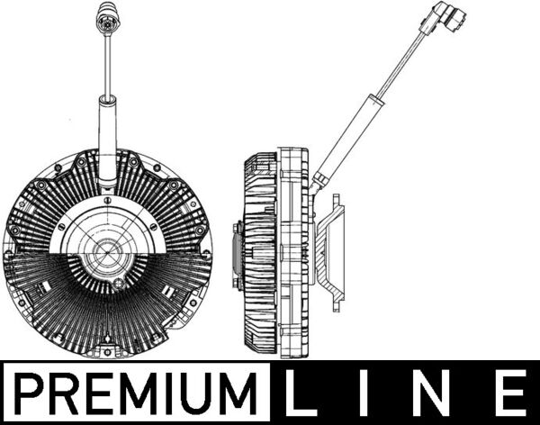 Visco-koppeling Mahle Original CFC 172 000P