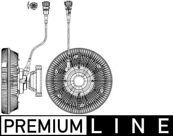 Visco-koppeling Mahle Original CFC 227 000P