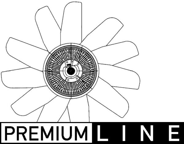 Ventilatorwiel-motorkoeling Mahle Original CFF 496 000P