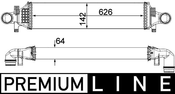 Interkoeler Mahle Original CI 479 000P