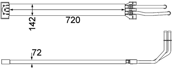 Oliekoeler Mahle Original CLC 109 000P