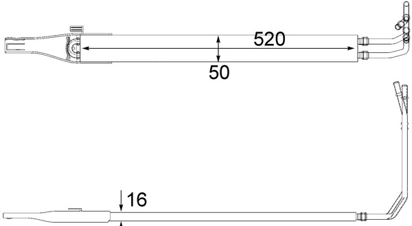 Oliekoeler Mahle Original CLC 10 000P