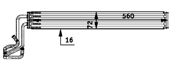 Oliekoeler Mahle Original CLC 51 000P