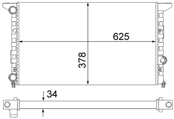 Radiateur Mahle Original CR 1056 000S
