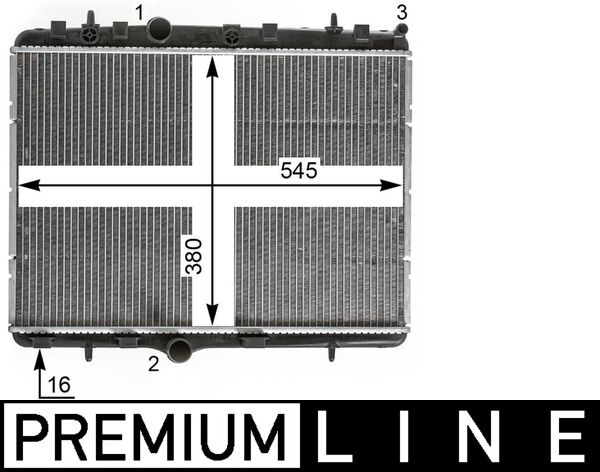Radiateur Mahle Original CR 2014 000P